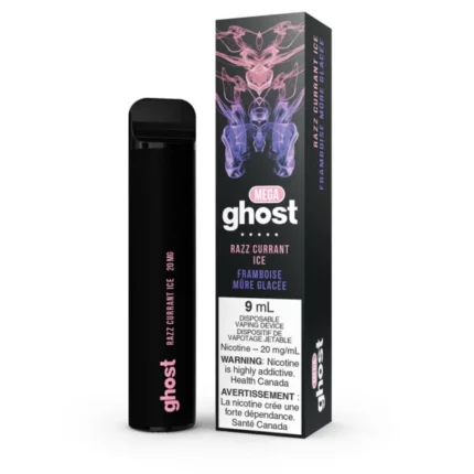 Razz Currant Ice Ghost Mega
